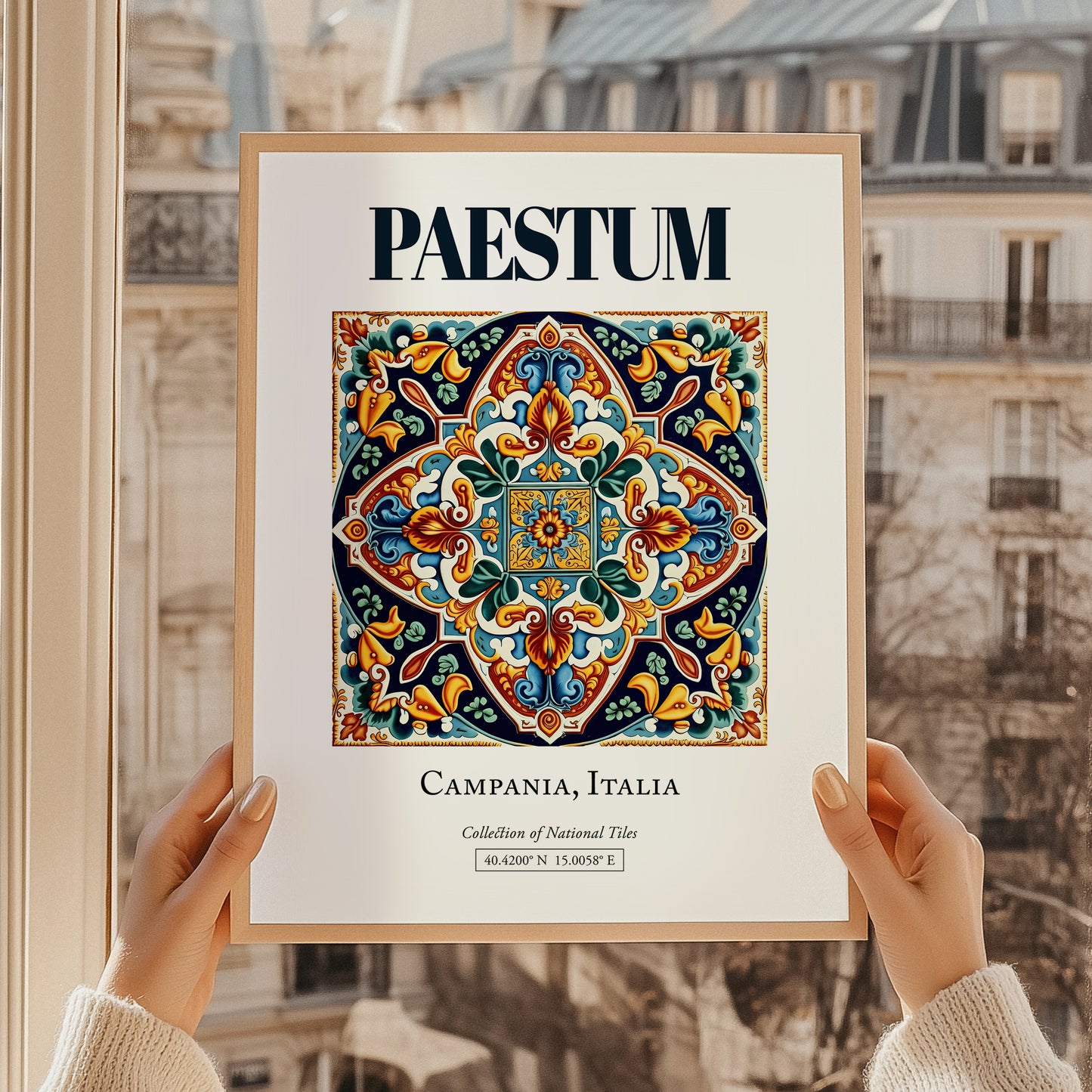 Paestum, Italy – Travel Poster