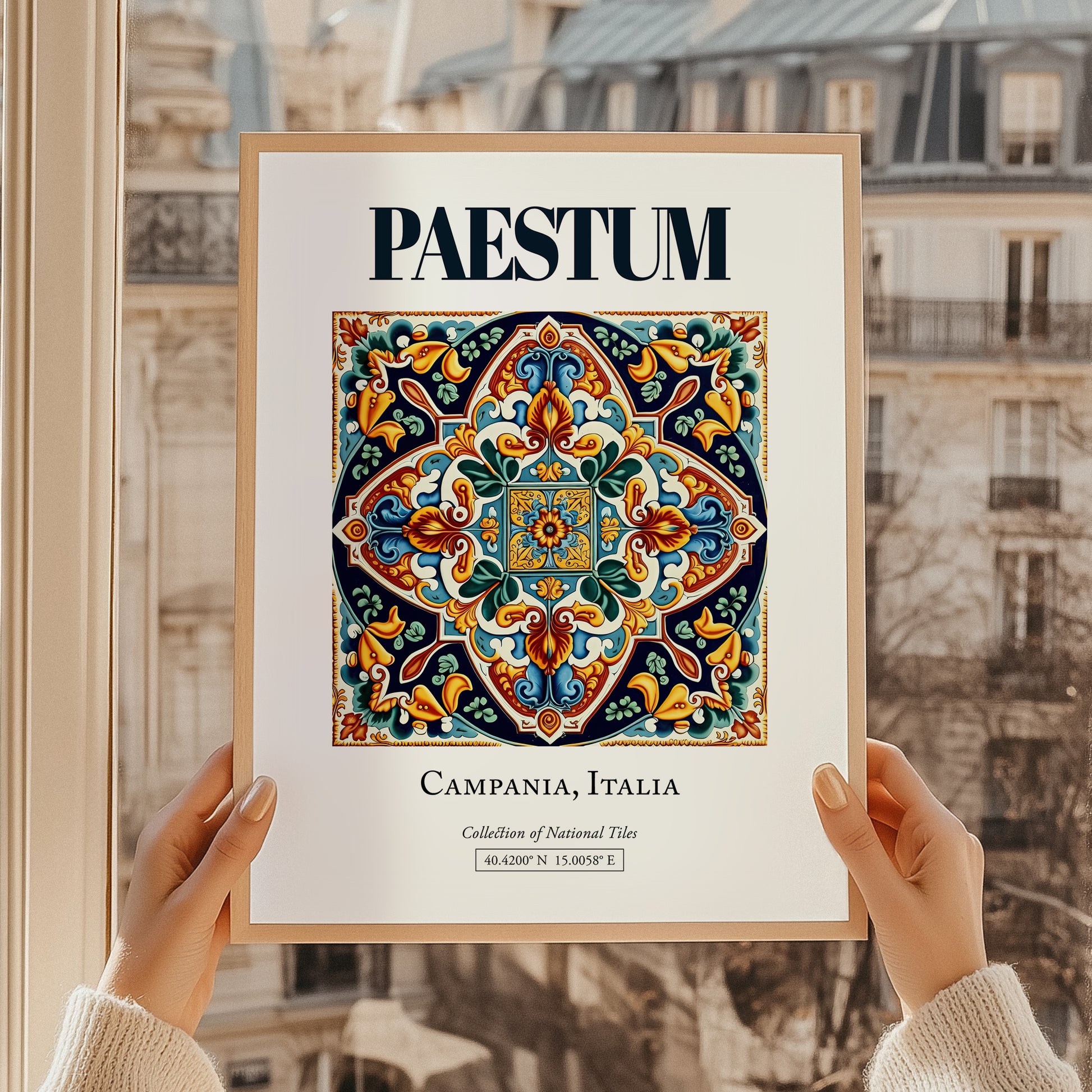 Paestum, Italy – Travel Poster