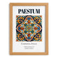 Paestum, Italy – Travel Poster, set in oak frame