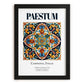 Paestum, Italy – Travel Poster, in sleek black frame