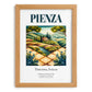 Pienza, Italy – Travel Wall Decor, set in oak frame