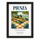 Pienza, Italy – Travel Wall Decor, in sleek black frame