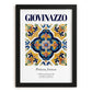 Giovinazzo, Italy – National Pride Wall Decor, in sleek black frame