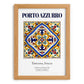 Porto Azzurro, Italy – Travel Poster, set in oak frame