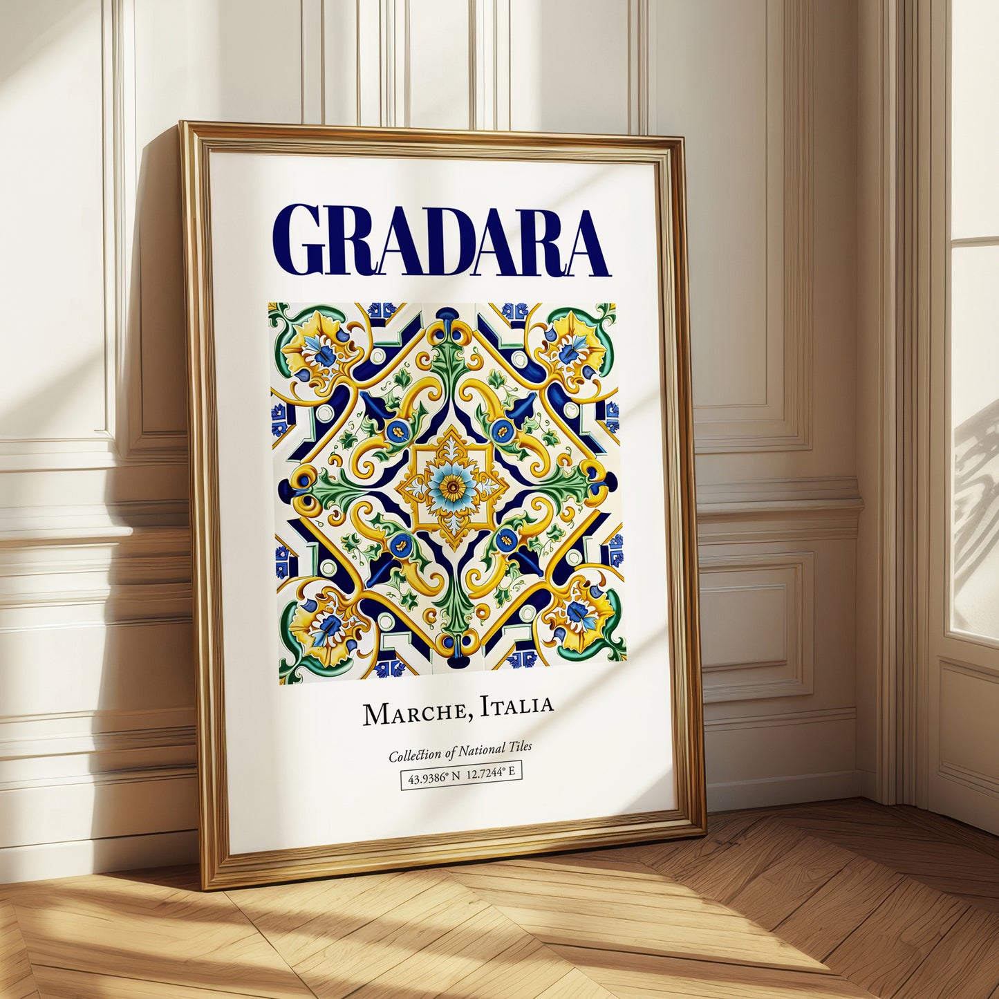 Gradara, Italy – Travel Print, styled in a charming Paris street view