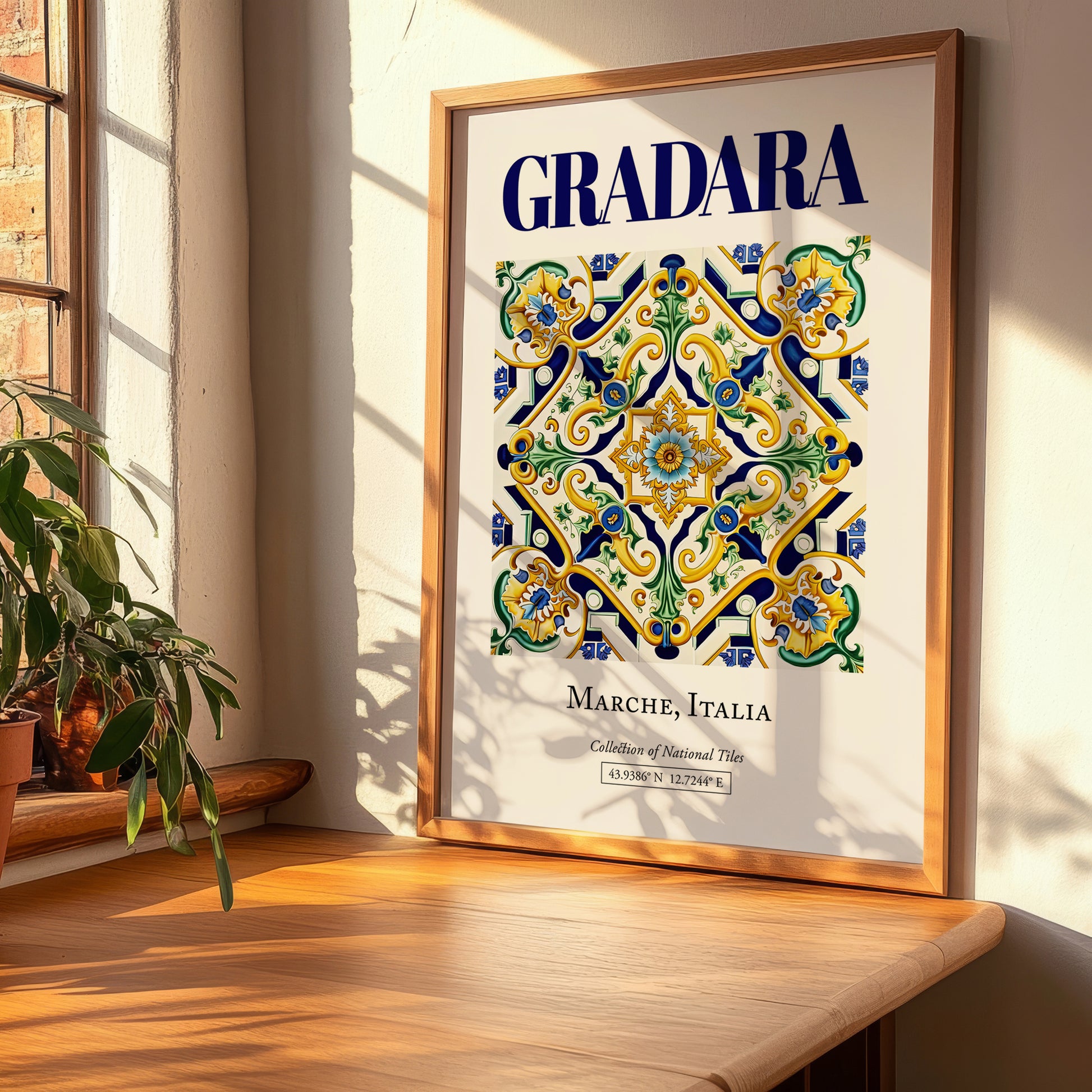 Gradara, Italy – Travel Print, clean layout with no caption