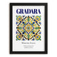 Gradara, Italy – Travel Print, in sleek black frame