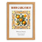 Rodi Garganico, Italy – Architectural Travel Art, set in oak frame