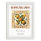 Rodi Garganico, Italy – Architectural Travel Art, placed in minimal white frame