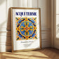 Acqui Terme, Italy – Retro Travel Poster, styled in a charming Paris street view