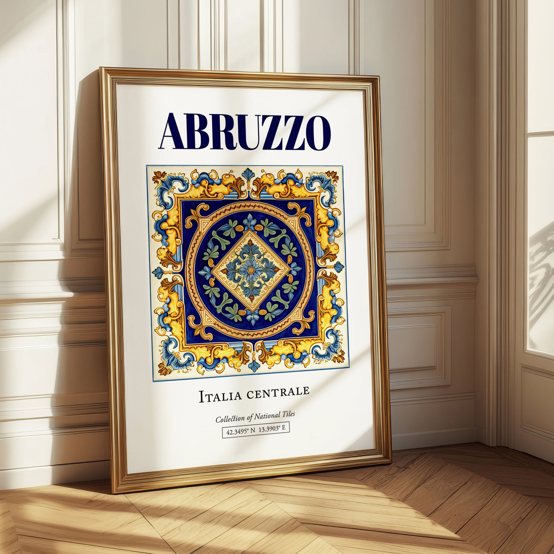 Abruzzo, Italy – Travel Destination Art, styled in a charming Paris street view