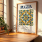 Puglia (Apulia), Italy – Travel Poster, clean layout with no caption