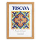 Toscana (Tuscany), Italy – Travel Wall Decor, set in oak frame