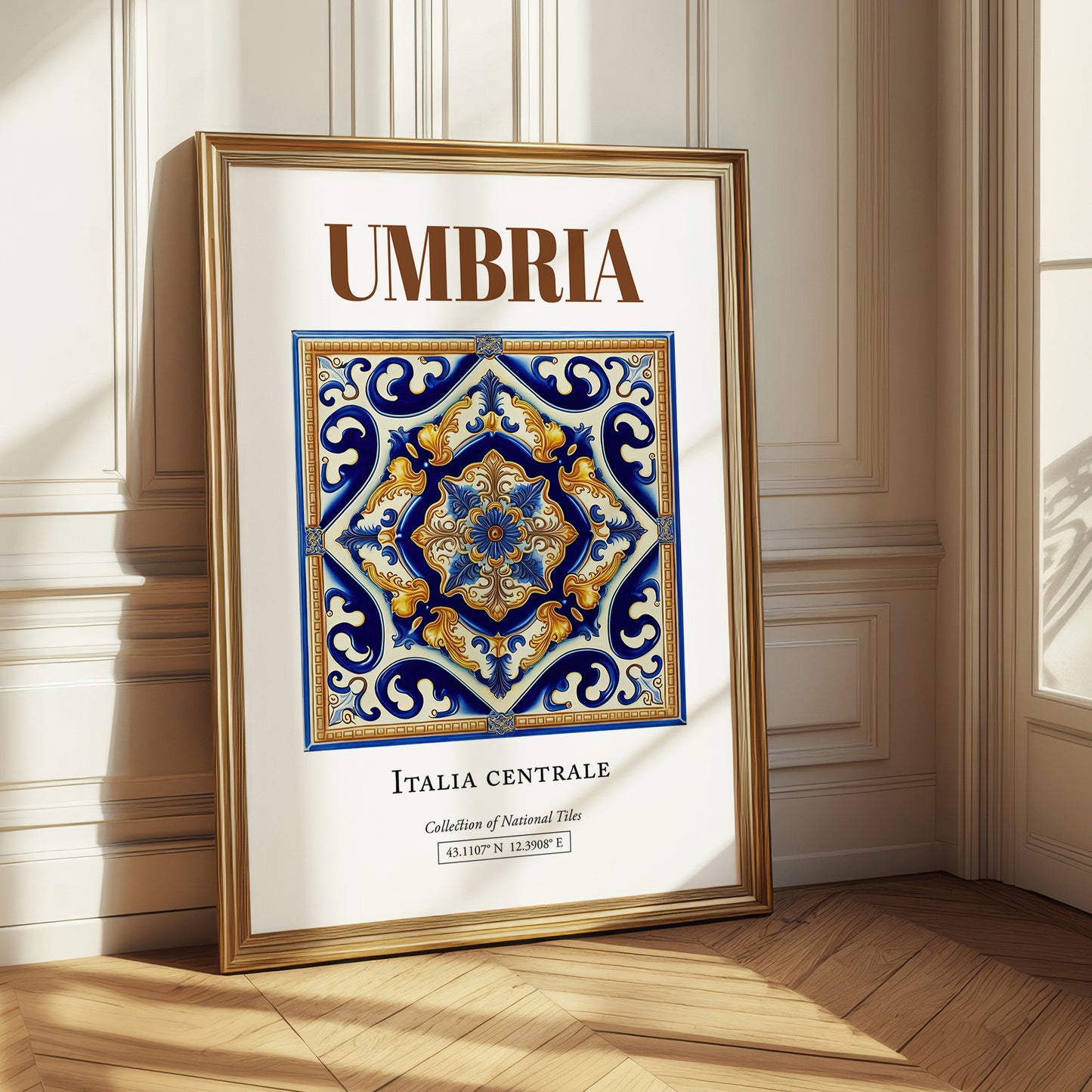 Umbria, Italy – Travel Wall Art, styled in a charming Paris street view