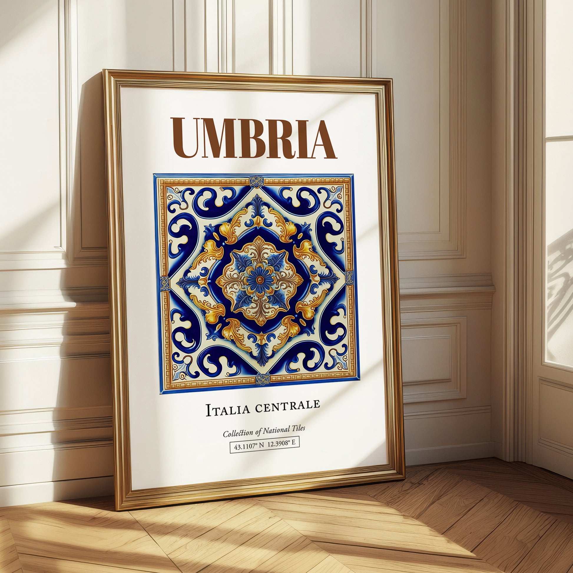 Umbria, Italy – Travel Wall Art, styled in a charming Paris street view