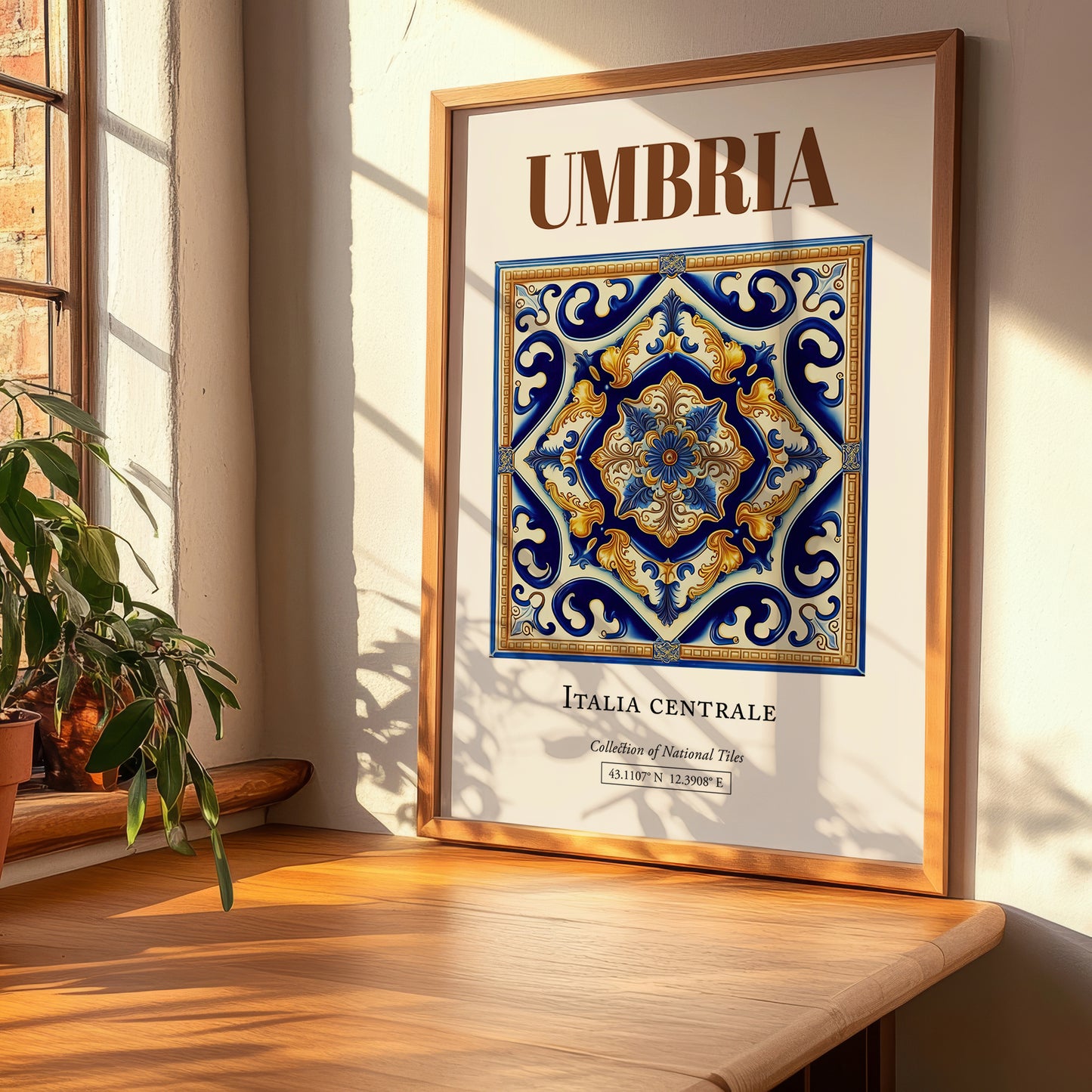 Umbria, Italy – Travel Wall Art, clean layout with no caption
