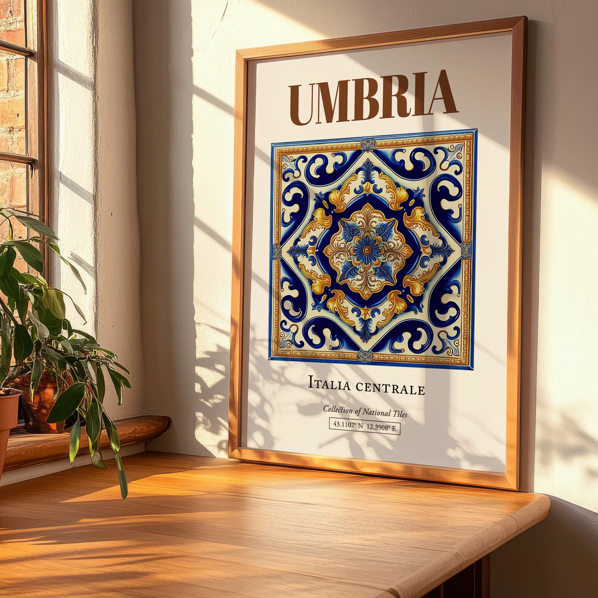 Umbria, Italy – Travel Wall Art, clean layout with no caption