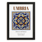 Umbria, Italy – Travel Wall Art, in sleek black frame