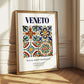 Veneto, Italy – Travel Poster, styled in a charming Paris street view