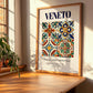 Veneto, Italy – Travel Poster, clean layout with no caption