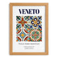 Veneto, Italy – Travel Poster, set in oak frame