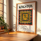 Kingston, Jamaica – Travel Wall Art, clean layout with no caption