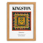 Kingston, Jamaica – Travel Wall Art, set in oak frame