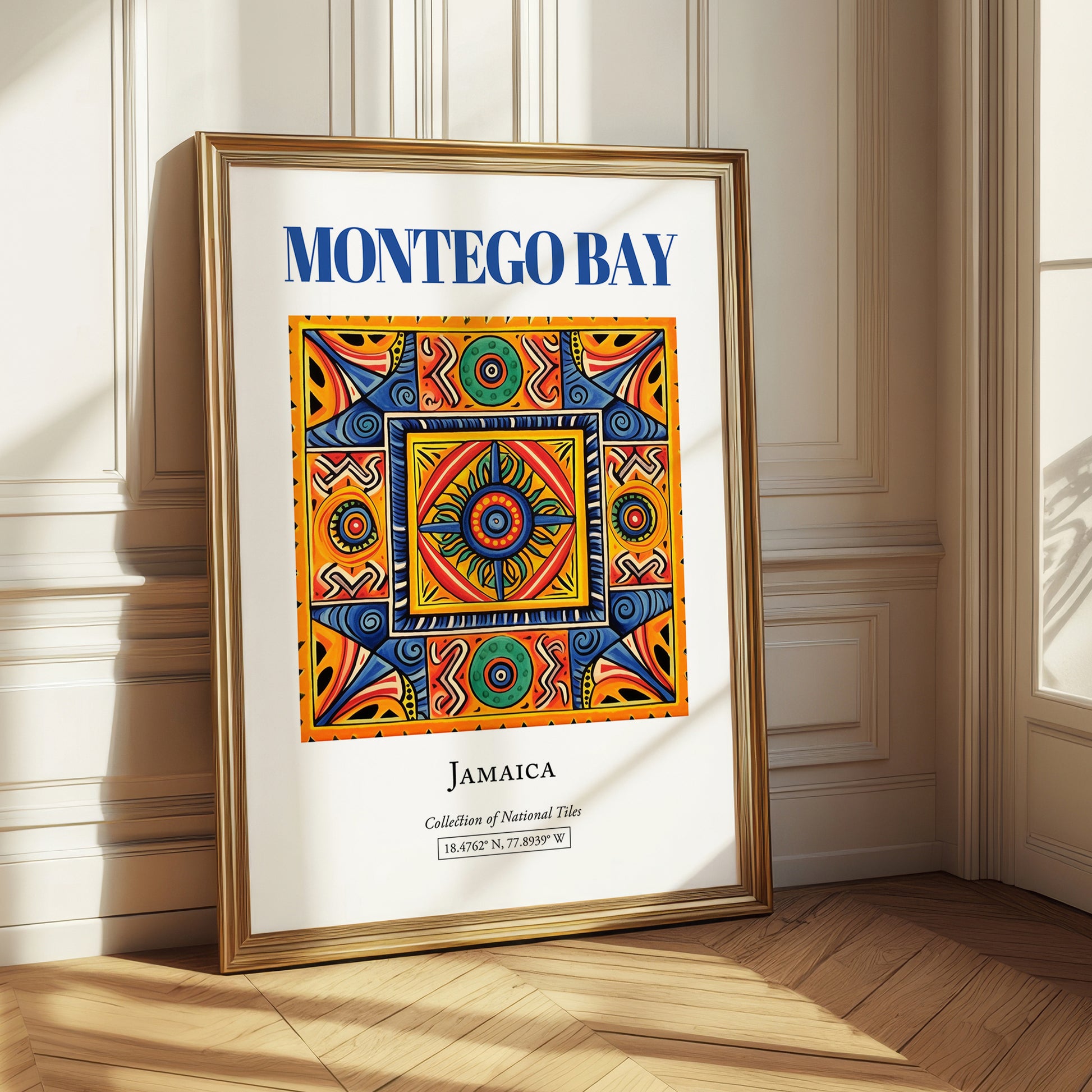 Montego Bay, Jamaica – Travel Wall Art, styled in a charming Paris street view