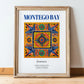 Montego Bay, Jamaica – Travel Wall Art, in wooden frame leaning on the floor