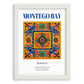 Montego Bay, Jamaica – Travel Wall Art, placed in minimal white frame