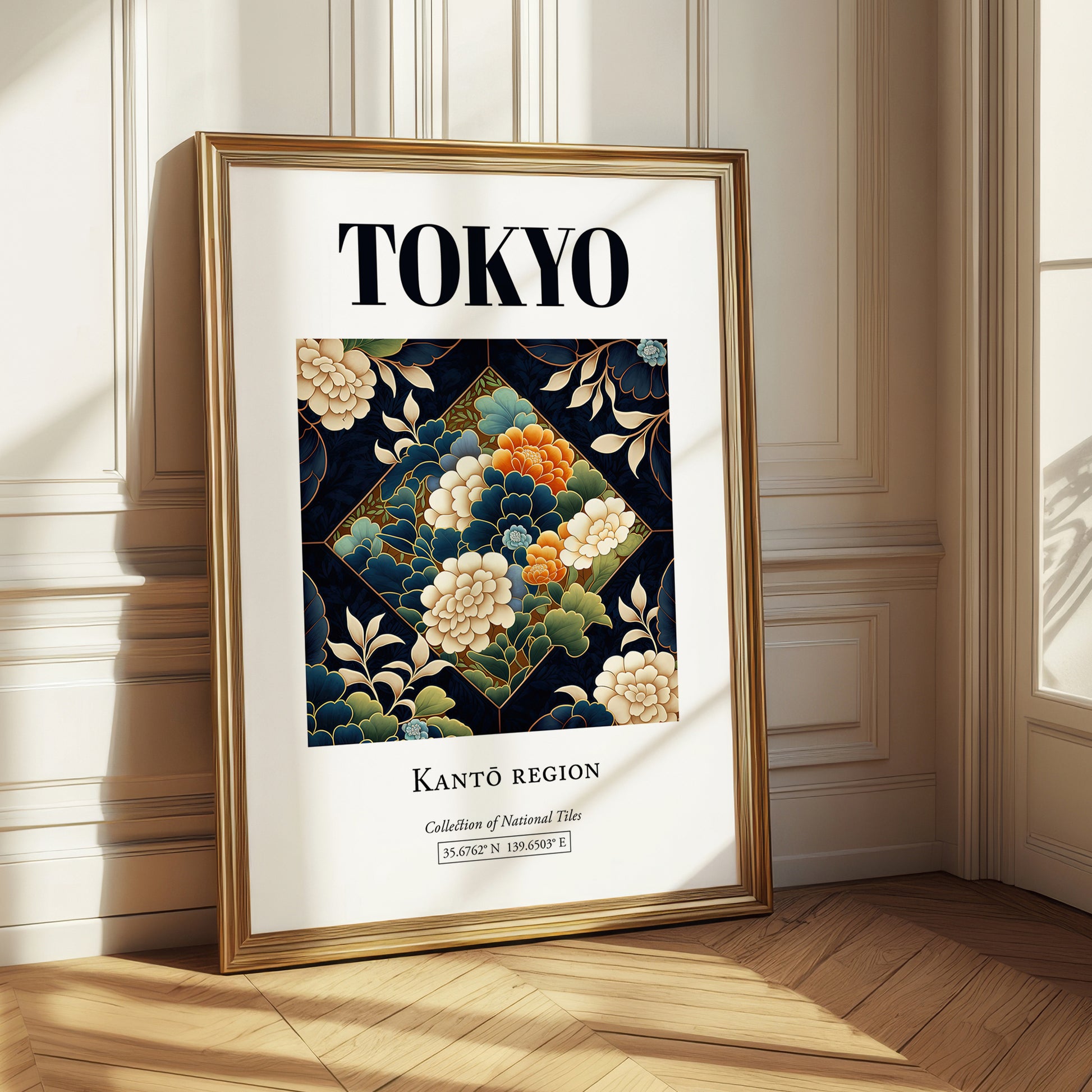 Tokyo, Japan – Travel Poster, styled in a charming Paris street view