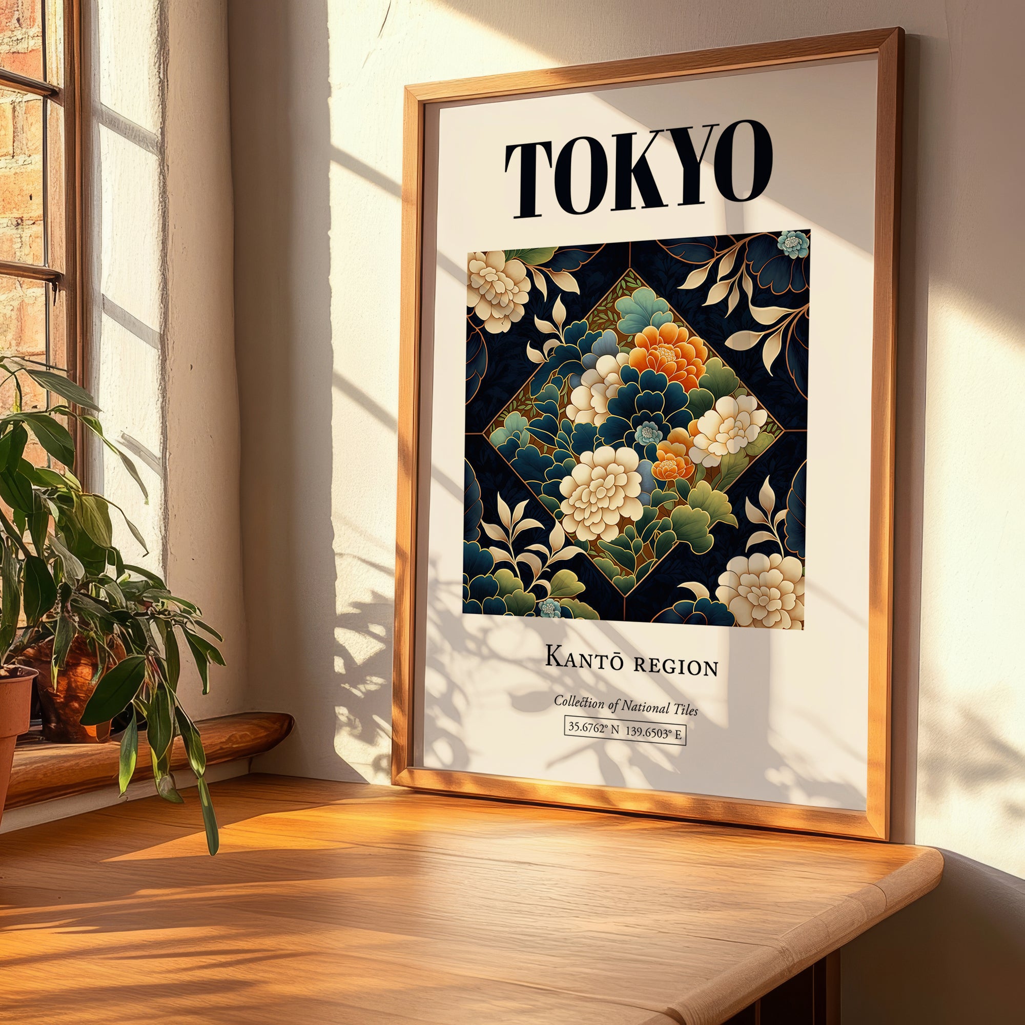 Tokyo, Japan – Travel Poster, clean layout with no caption