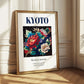 Kyoto, Japan – Travel Poster, styled in a charming Paris street view