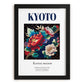 Kyoto, Japan – Travel Poster, in sleek black frame