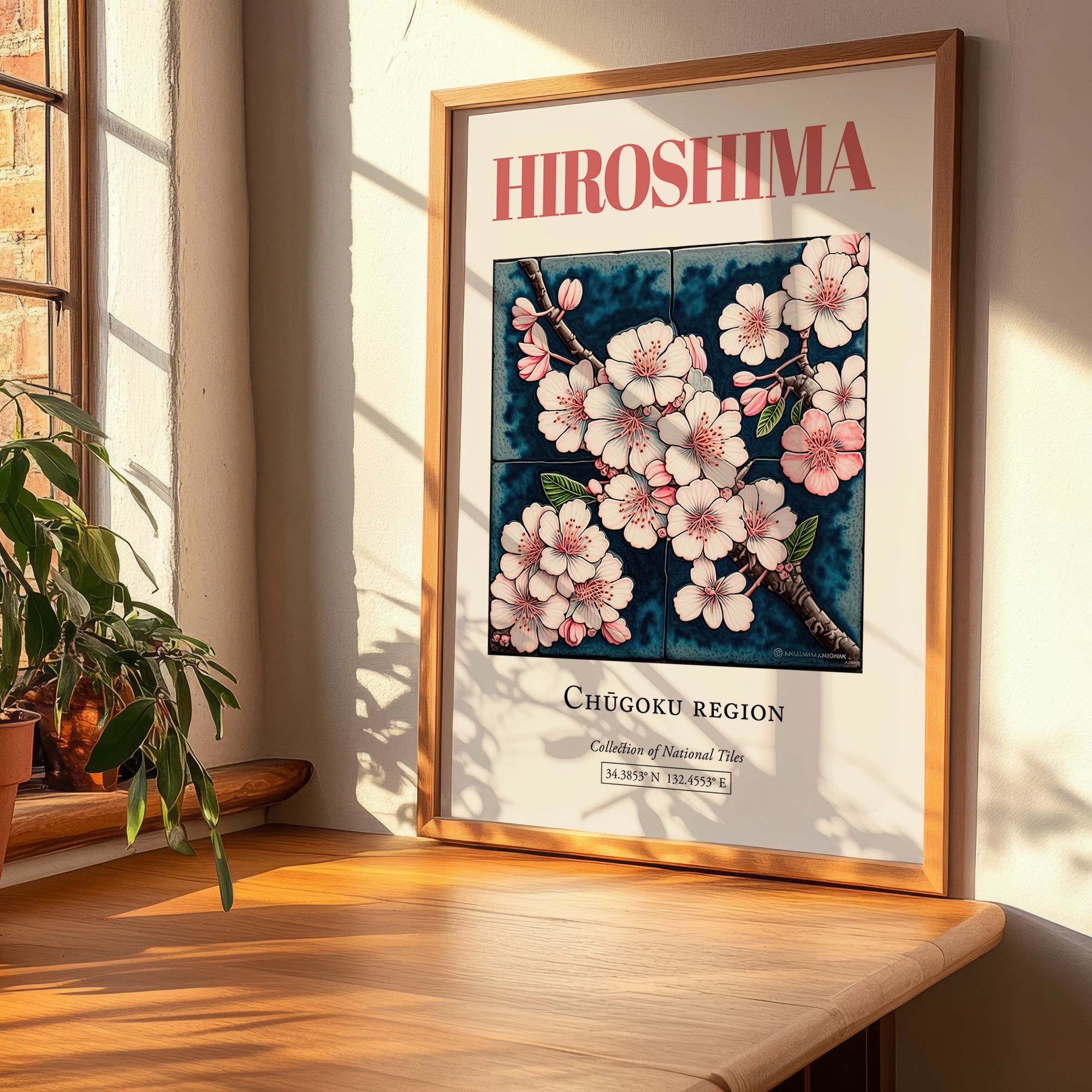 Hiroshima, Japan – Travel Destination Art, clean layout with no caption