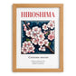 Hiroshima, Japan – Travel Destination Art, set in oak frame