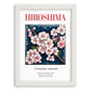 Hiroshima, Japan – Travel Destination Art, placed in minimal white frame