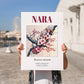 Nara, Japan – Wanderlust-Inspired Poster, no-text version framed in wood