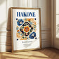 Hakone, Japan – Travel Poster, styled in a charming Paris street view