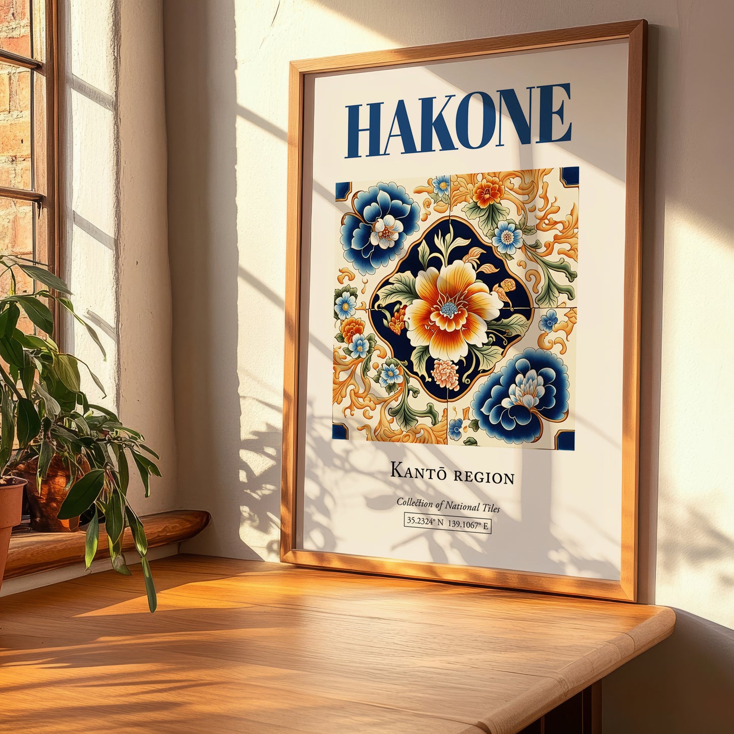 Hakone, Japan – Travel Poster, clean layout with no caption
