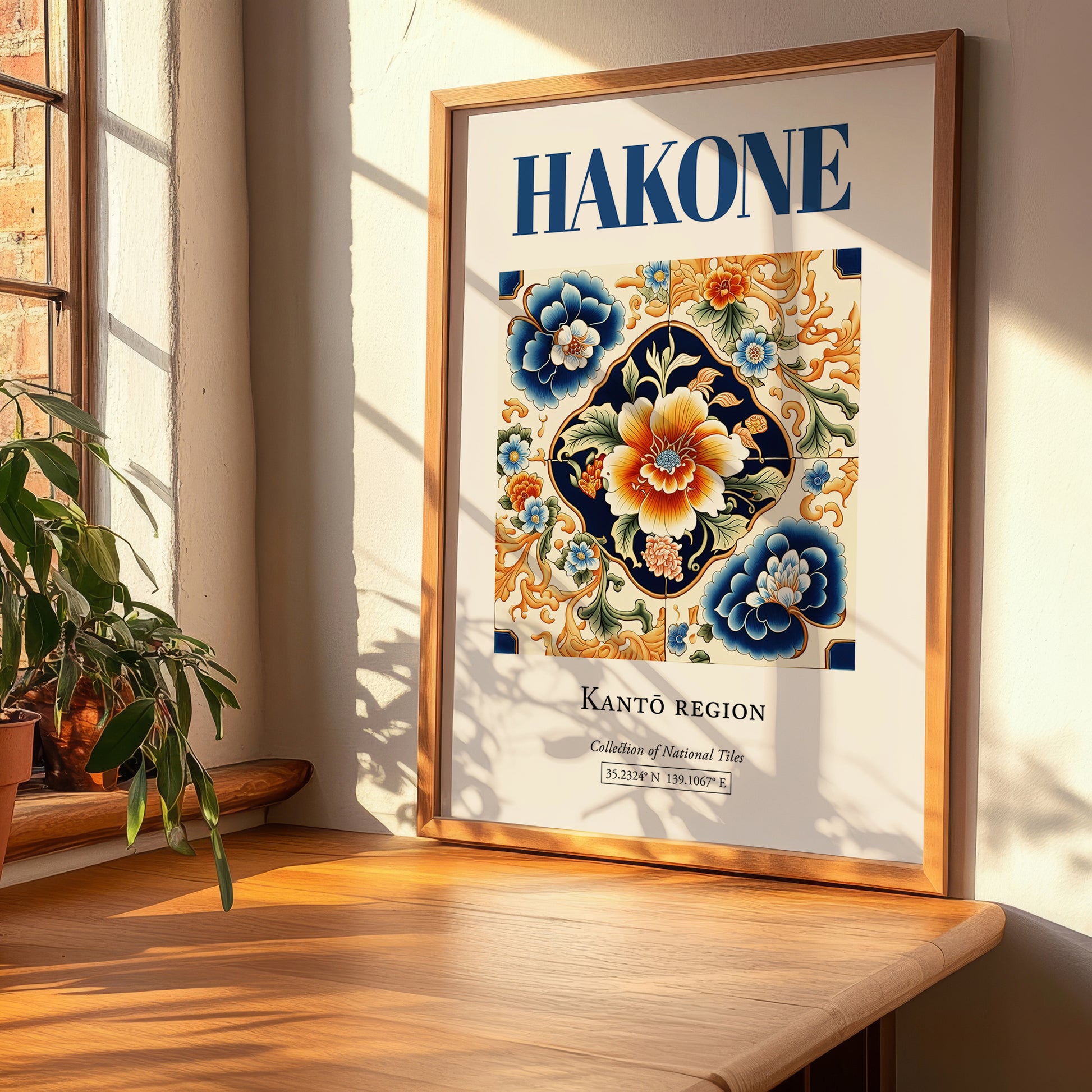 Hakone, Japan – Travel Poster, clean layout with no caption