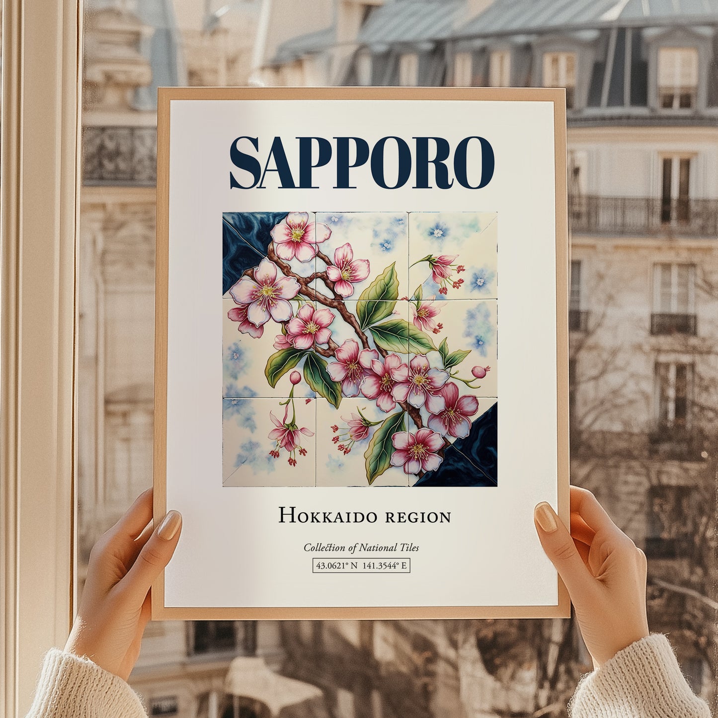 Sapporo, Japan – Global Cities Wall Print