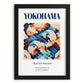Yokohama, Japan – Travel Destination Art, in sleek black frame