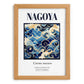 Nagoya, Japan – Travel Wall Art, set in oak frame