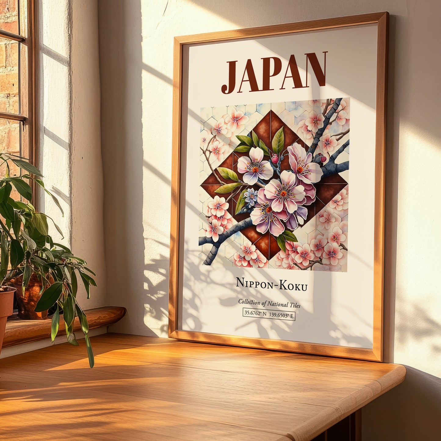 Japan, Nihon-koku – Travel Wall Decor, clean layout with no caption