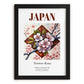 Japan, Nihon-koku – Travel Wall Decor, in sleek black frame