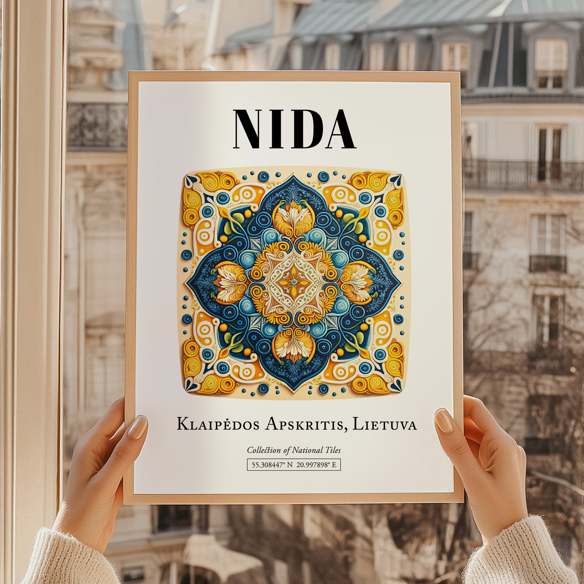 Nida, Lithuania – Wanderlust-Inspired Poster