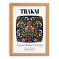 Trakai, Lithuania – Travel Poster, set in oak frame