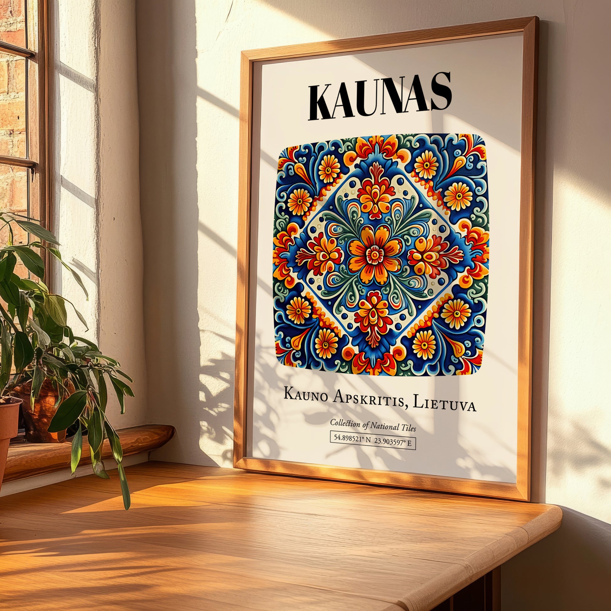 Kaunas, Lithuania – Travel Wall Art, clean layout with no caption