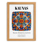 Kaunas, Lithuania – Travel Wall Art, set in oak frame
